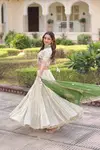 KA 5061 Cosmos Silk Lehenga Choli Wholesale Clothing Suppliers In India